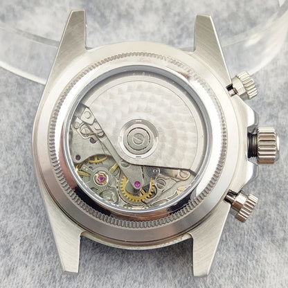 Oumashi Chronograph Automatic  ETA 7750 MOVT custom logo sapphire 40mm Daytona Panda Watch 5Bar