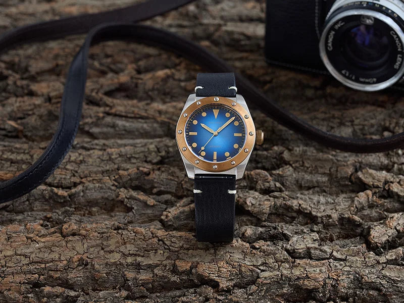 Baltany Bronze Bezel Watch S4030 NH38 20Bar Sailing Diver AR Sapphire 40MM Diver