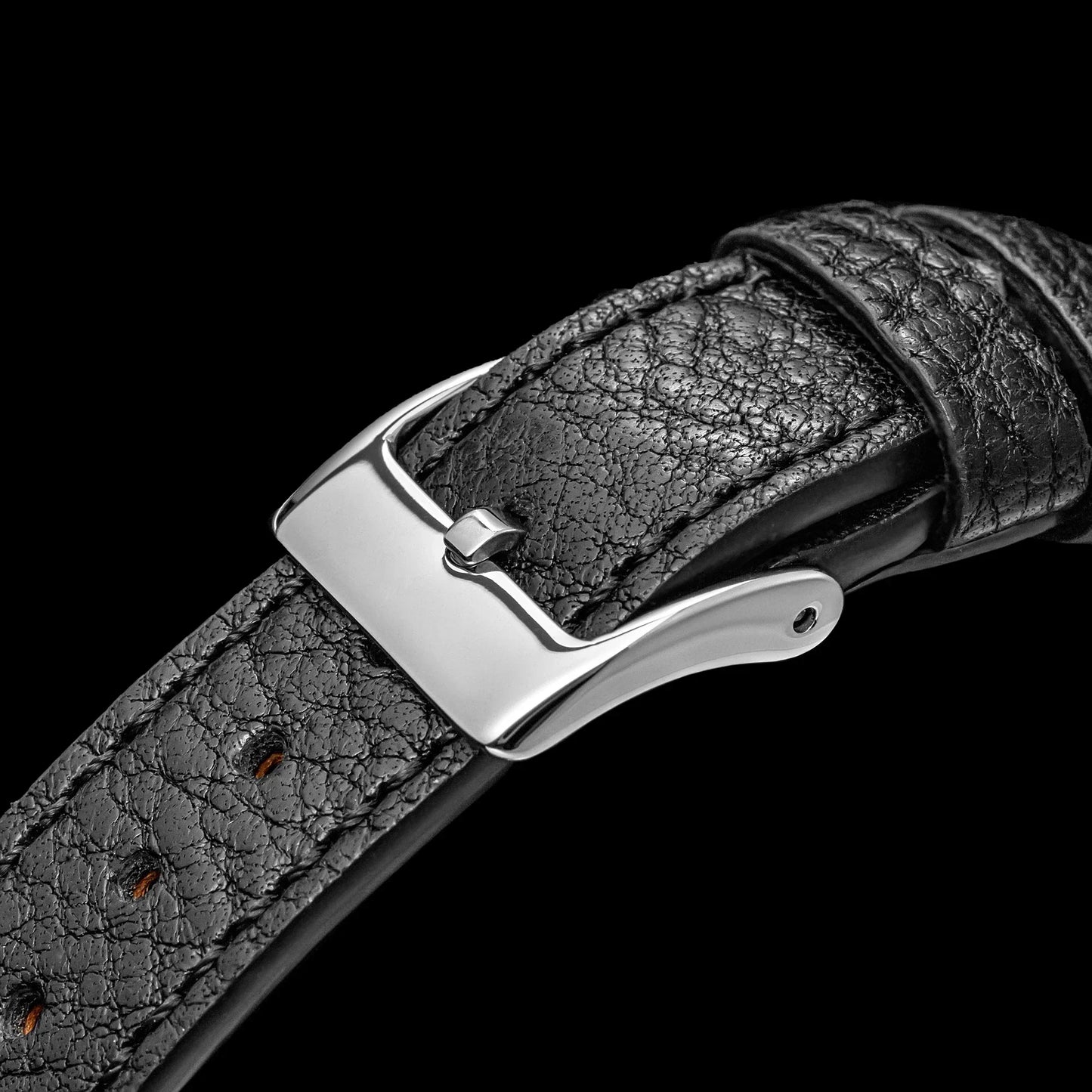 THORN T017 Square pillow-shaped 36mm Pilot couple wristwatch VD78 quartz Double Domed Sapphire 10Bar