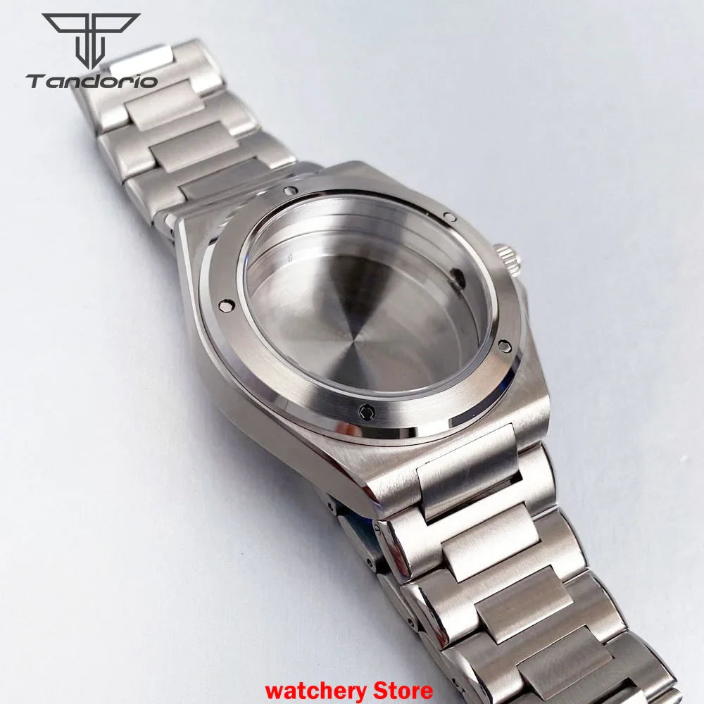 40mm NEW Watch Case For Engineer Style 200m Waterproof Sapphire Glass Fit NH35 NH36 ETA2824 PT5000 Movement Watch Part