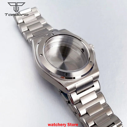 40mm NEW Watch Case For Engineer Style 200m Waterproof Sapphire Glass Fit NH35 NH36 ETA2824 PT5000 Movement Watch Part