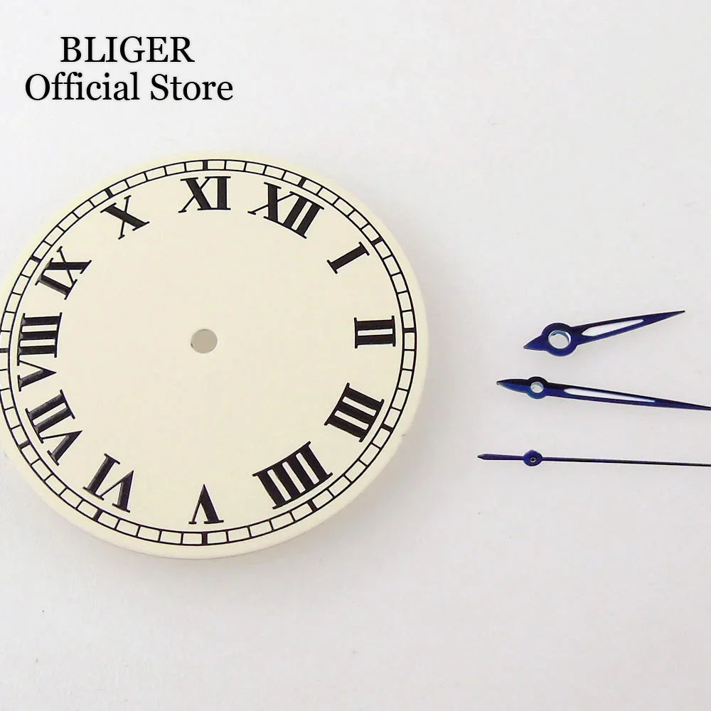 39mm vintage pilot Case 33.5mm Dial Sapphire Glass For NH35 NH35A 2824 PT5000 Waterproof Watch Case Screw Crown