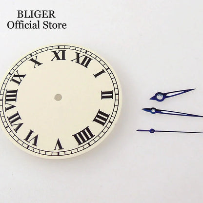 39mm vintage pilot Case 33.5mm Dial Sapphire Glass For NH35 NH35A 2824 PT5000 Waterproof Watch Case Screw Crown