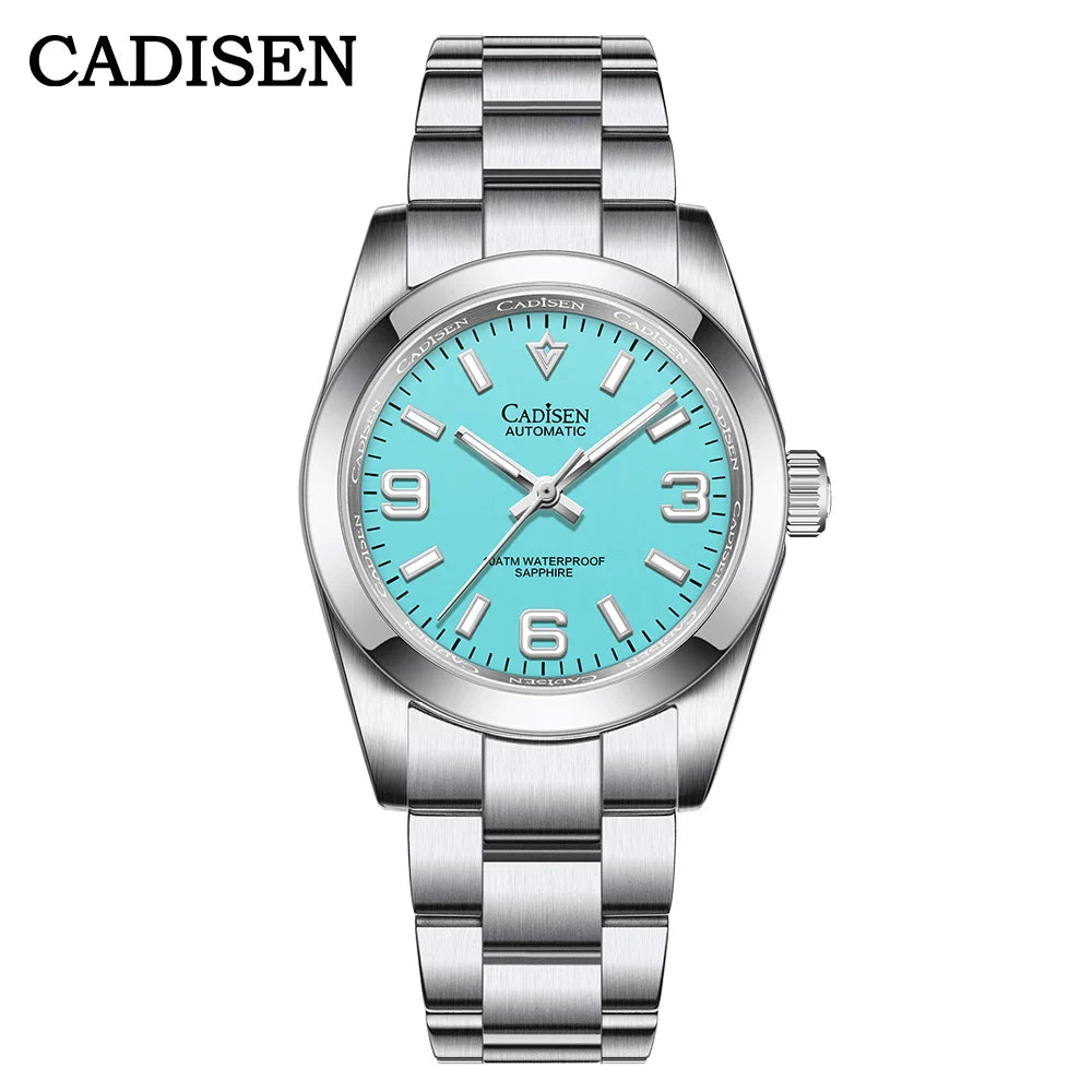 Cadisen C8213 Oyster Watch 36MM NH35 AR Sapphire BGW9 Lume 100M Waterproof