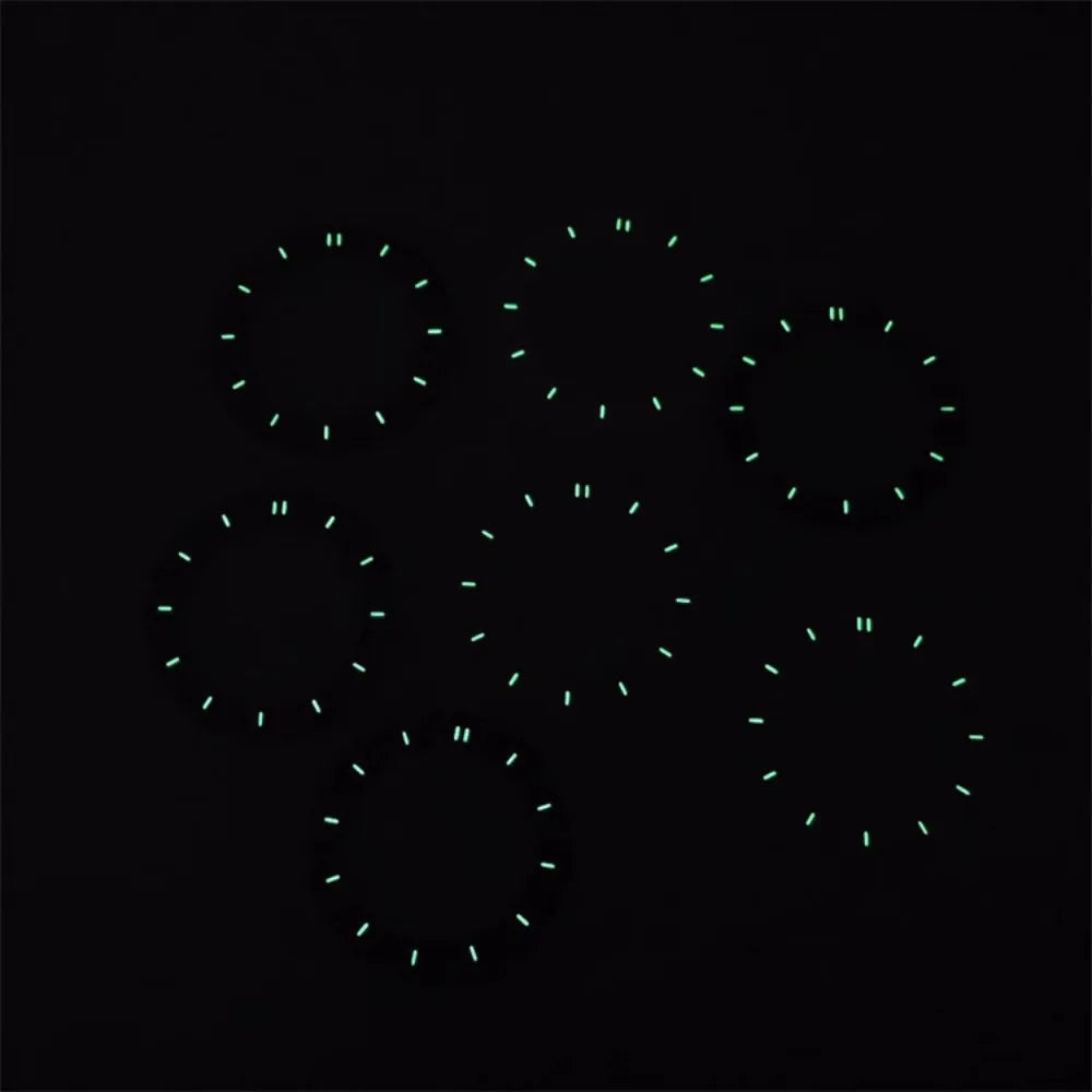 31mm Watch Dial Hollowed Out Surface Green Luminous Watch Faces Accessories Repair Parts NH70／NH35 / NH36 Movement