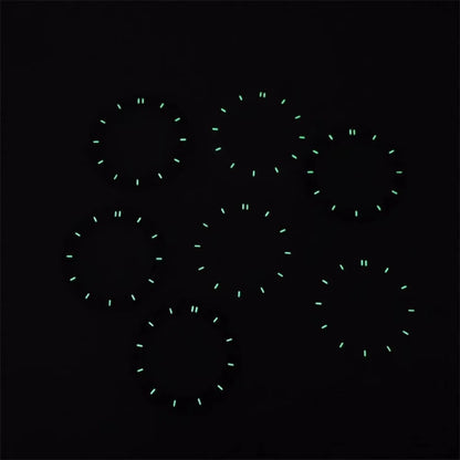 31mm Watch Dial Hollowed Out Surface Green Luminous Watch Faces Accessories Repair Parts NH70／NH35 / NH36 Movement
