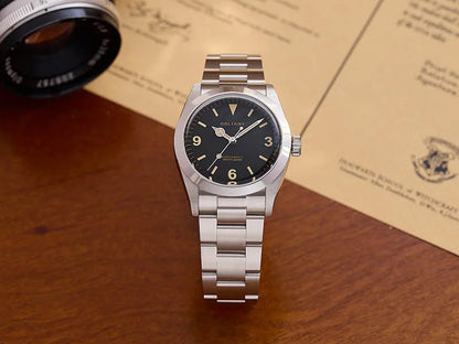 Baltany 36MM 1963 Explorer Watch Man S4066 Sapphire 200M Waterproof Stainless Steel Bracelect Vintage NH38 Auto Dress Watches