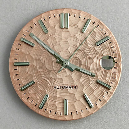 New 28.5mm NH35/NH36 dial watch dial S dial green luminous suitable for NH35/NH36 movements watch accessories repair to