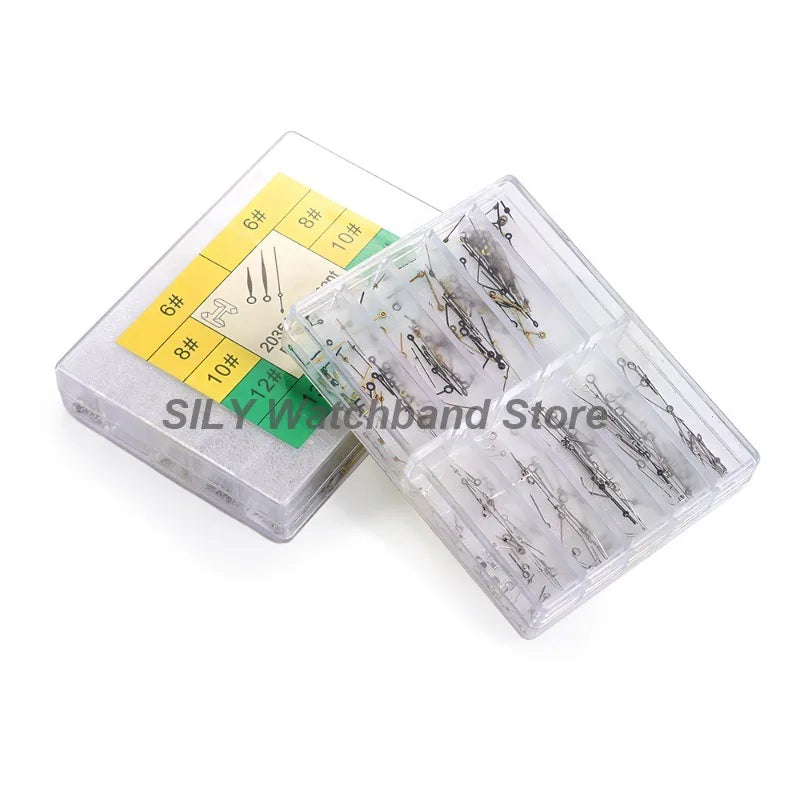 Watch Hands Luminous For 2035 Movement Silver Gold Black Watches Pointers Hour, Minute And Second And Hands Repair Accessories