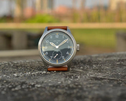 Baltany S2032 D12 Minitary Wristwatches VD78 Sapphire Crystal Swiss Luminou Leather 20ATM Stainless Steel Quartz Vintage Watches