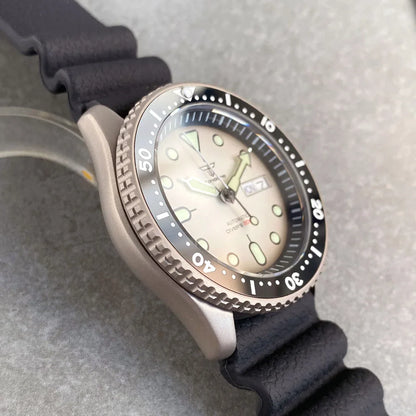 Tandorio Ti-2 Titanium Skx TD251 Automatic Diver Watch NH36 Sapphire 20BAR 41mm Ceramic