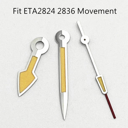 NH Watch Hands Silver Watch Hands Fit NH35 NH36 PT5000 ETA2836 2824 DG2813 3804 Miyota8215 8205 821A Movement Watch Accessories