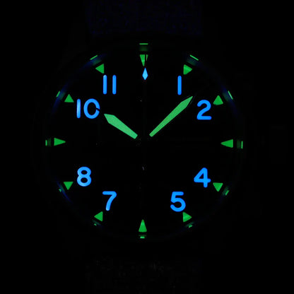 Militado ML1868KF Chronograph Watch  VK67 Quartz 10Bar 39MM Multifunction Military Watch BGW 9 Lume