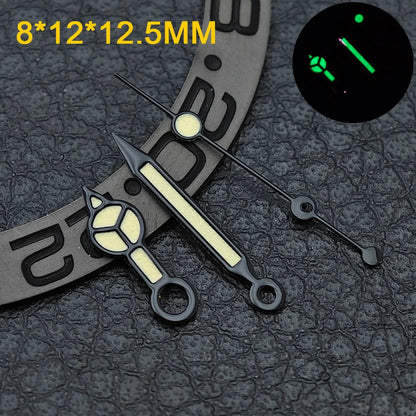 Watch hands NH36  Black/Rose Gold Watch Accessories Watch pointer N H35 NH36 Hands Blue Green/Green Glow fits for N H35