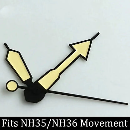 high-quality Watch accessories watch pointer NH series 35 NH36 hands green  luminous suitable for N H35/ NH36 movement