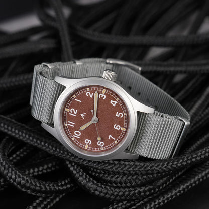 Militado ML12 Military Watch VH31 Quartz Domed Sapphire  C3 Luminous 38mm 10Bar