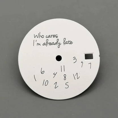 Dial 28.5mm DIY Watch Dial Fits NH35 NH36 Japan Movement SKX007 SKX009 SRPD Watch Case Dial Replace Parts