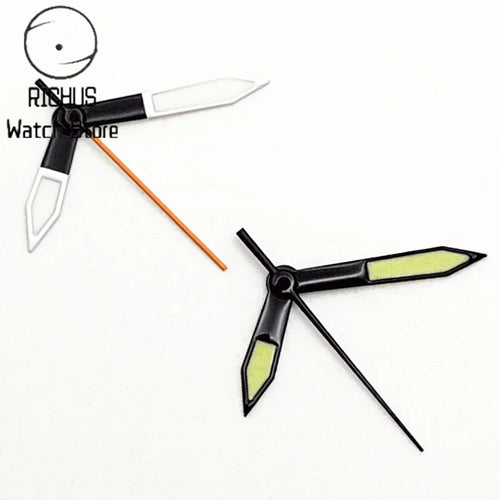 NH35 Watch Hands Black/White Watch Hands Fit NH35 NH36 PT5000 ETA2836 2824 Miyota8215 8205 DG2813 Movement Watch Accessories