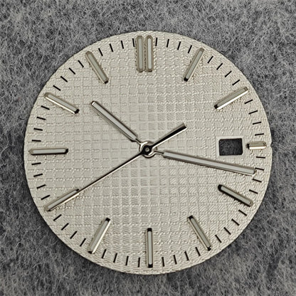 31.8mm Watch Dial + watch Hands complete set Green Luminous Dial Replacement Accessories for NH35 Movement Watch Repair Parts