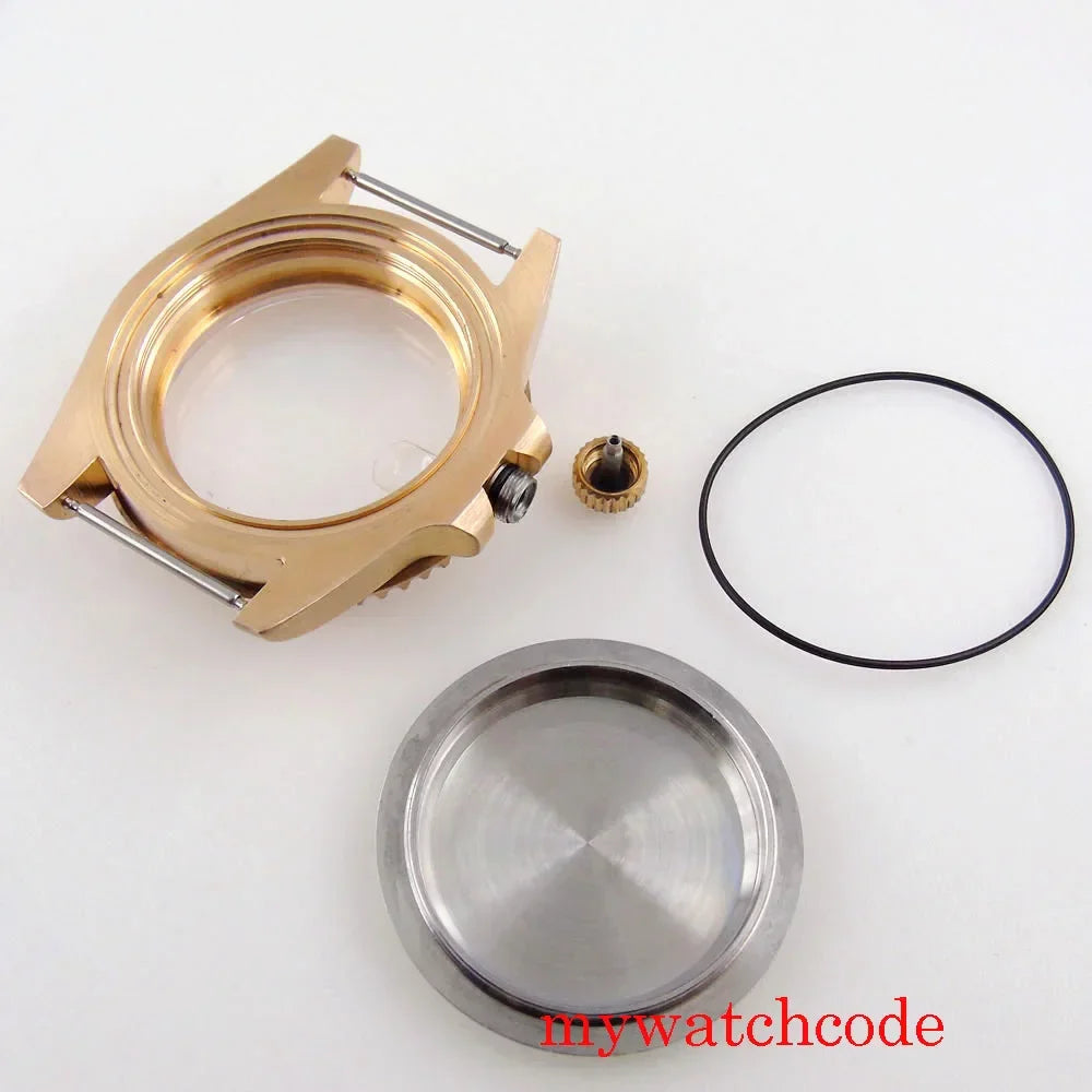 40mm CUSN8 Bronze Case 200M Waterproof Dive SUB Water Ghost Watch Case for NH34 NH35 NH36 NH38 NH39 NH70 NH72 ETA2824 PT5000 Bronze Insert