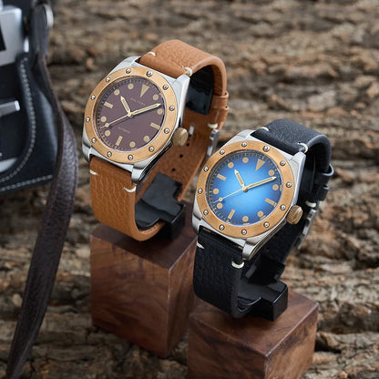 Baltany Bronze Bezel Watch S4030 NH38 20Bar Sailing Diver AR Sapphire 40MM Diver