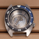 41mm Modified Turtle Watch Case Sapphire For Abalone/tuna mouth 6105 Captain Willard TMI NH35 NH36 NH38 4R Movement Stainless Steel Watch Accessories