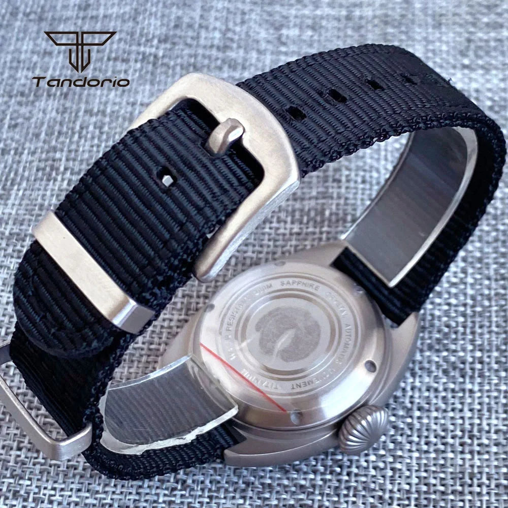 Tandorio Titanium Pilot Identity Crisis TD102T NH35 Automatic Domed AR Sapphire 36mm