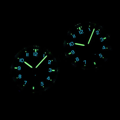 39MM Retro WW2 Military  S2081 Gradual Brown Dial ST1731 Movement 100M Waterproof  D12 Homage Field Watch