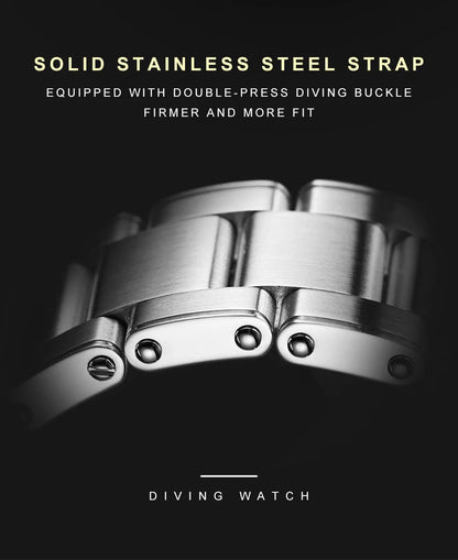 CADISEN C8206 BB58 Mod 38mm Diver NH35 Mechanical Sapphire 20 Bar Sapphire