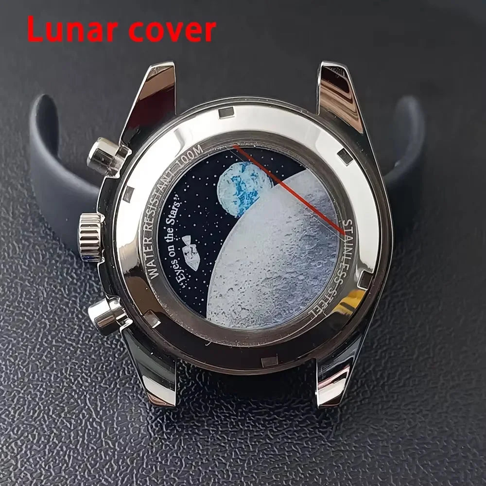 39.7mm watches metal case FIT VK63 movement case watch accessories watch parts Fits 20mm strap Watch Box
