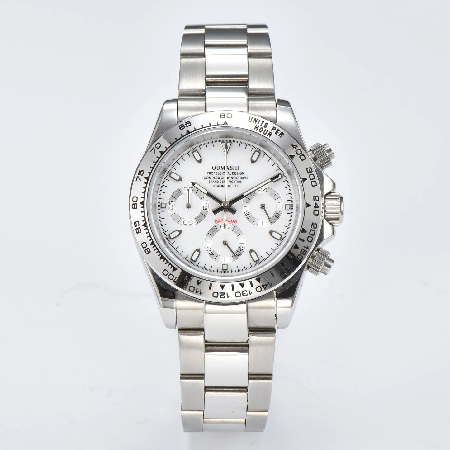 Nologo Daytona VK63 Quartz Watch Sapphire Glass 3ATM 39MM  Luminous Chronograph