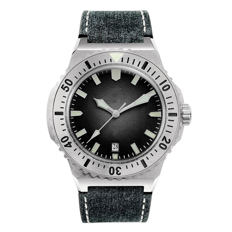 San Martin Diver SN0055G 42mm PT5000 SW200 Automatic Watch AR Sapphire 20Bar BGW-9 Lume