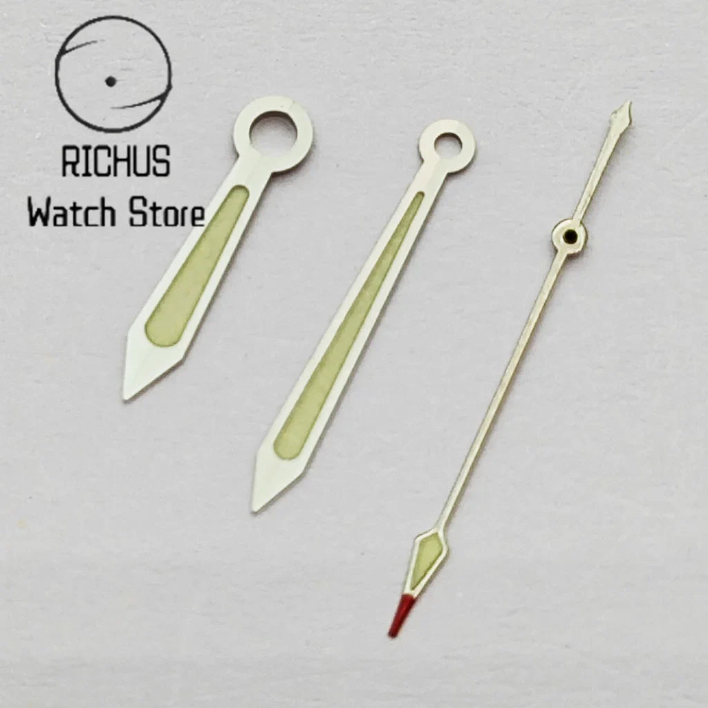 Green Luminous Watch Hands Fit NH35 NH36 ETA2836 2824 Miyota 8215 8205 821A Mingzhu DG2813 3804 PT5000 Movement