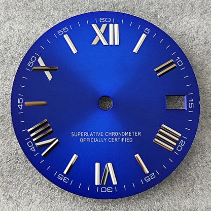 28.5mm NH35 dial Roman dial S Dial Modified Dial for NH35/NH36  Movement Watch accessories