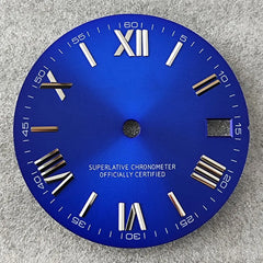 28.5mm NH35 dial Roman dial S Dial Modified Dial for NH35/NH36 Automatic Movement Watch accessories