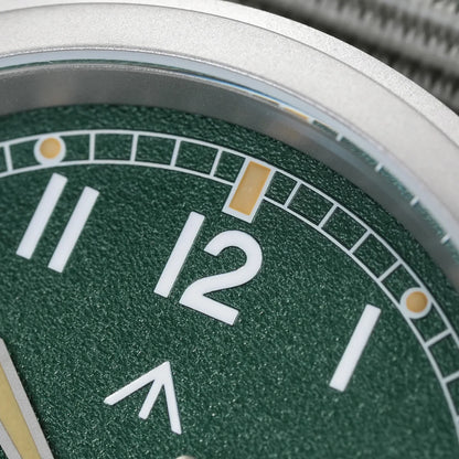 Militado ML12 Military Watch VH31 Quartz Domed Sapphire  C3 Luminous 38mm 10Bar