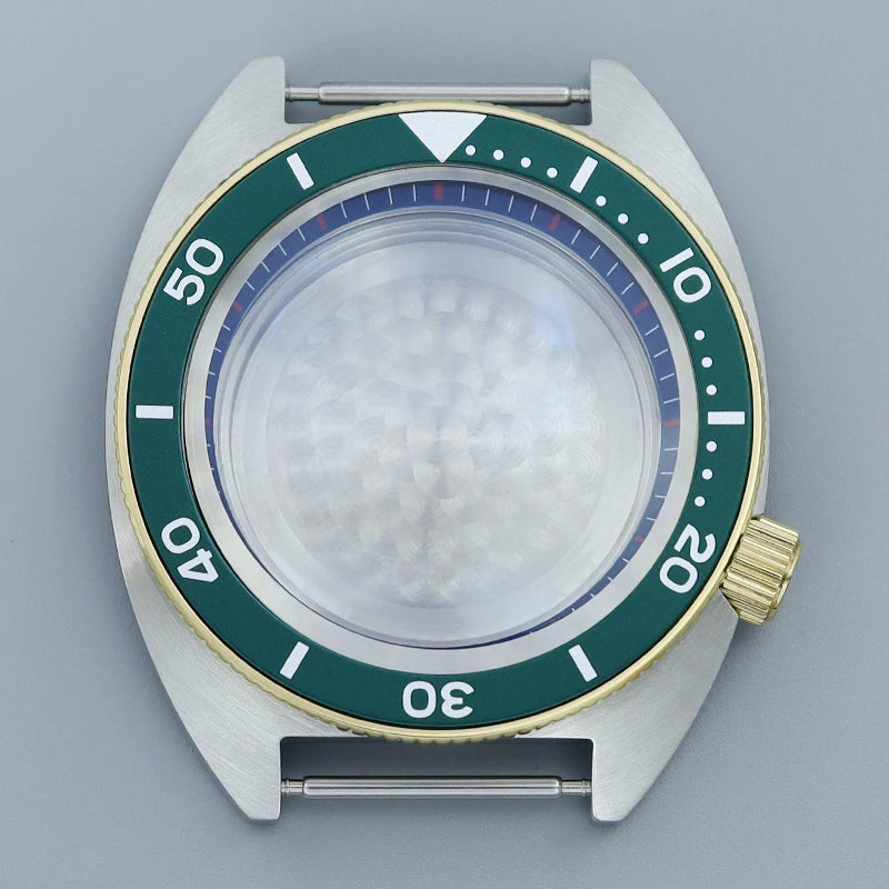 41mm NH35 Watch Case Stainless Steel Accessories For NH35 NH34 Mod Abalone NH36 NH70 Movement 28.5mm Dial Sapphire Crystal Glass