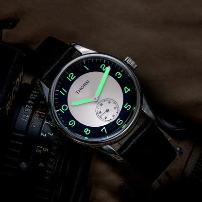 THORN SHY021 38MM Japan Quartz Movement Sterile Dial K1 Glass 5ATM Luminous Sub Second