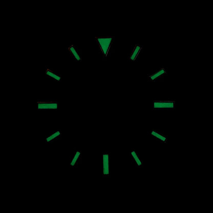 Enameled 28.5mm Watch Dial with Green Luminous Coloured Watch Faces for NH35/ ETA2836/ Japan 8215/ Mingzhu 2813 Movements