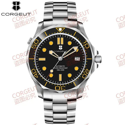 CORGEUT 2023 Seamaster 40mm NH35 Automatic 5bar Sapphire Diver Ceramic Bezel