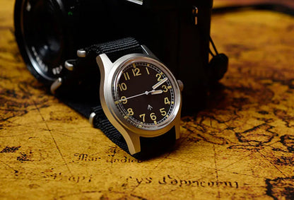 Custom logo available Baltany 36MM W10 Military Watch Man S2005 Waterproof Sterile Dial NH38 Automatic Ar Sapphire  10bar Swiss Lume