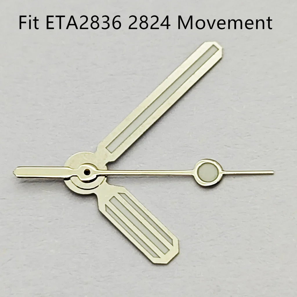 wide Watch Hands Green Luminous Hands Fit NH35 NH36 ETA 2824 2836 pt5000 Miyota8205 8215 821A Mingzhu DG2813 3804 Movement