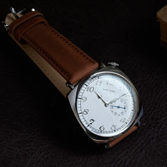 Baltany  Dress Watches Man S4046 1921 Sub-second Homage ST1701 Stainless Steels Classic Square Case Vintage Mechanical Watch