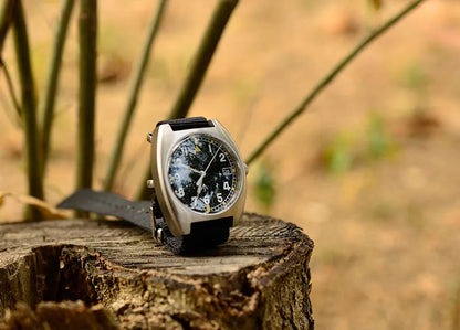 Baltany W10 Military Watch 36mm Calendar Super Luminous Leather Sapphire Stainless Steel NH35 Automatic Mechanical Wristwatches