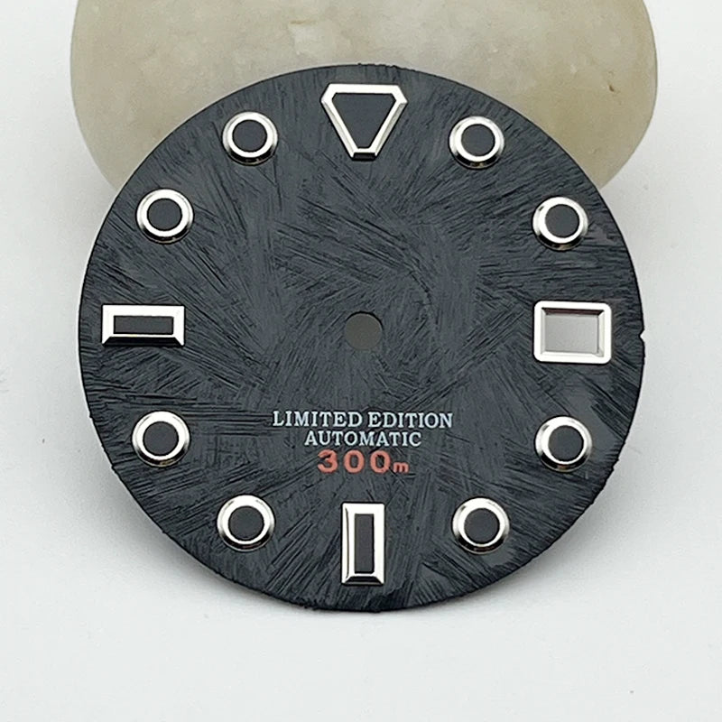 New 28.5mm Watch Dial Fit NH35 NH36 7S26 Automatic Movement for SKX007 SKX009 SKX173 SRPD Turtle Abalone Tuna Canne Dive Watch