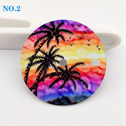 Watch dial 28.5mm dial NH35 dial creative color-printed series dial is suitable for NH35/36 movement watch accessories