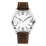 Mod Radiomir Watch 42mm WristFull R101 dress Seagull st3600 hand winding Sub Second sapphire glass back