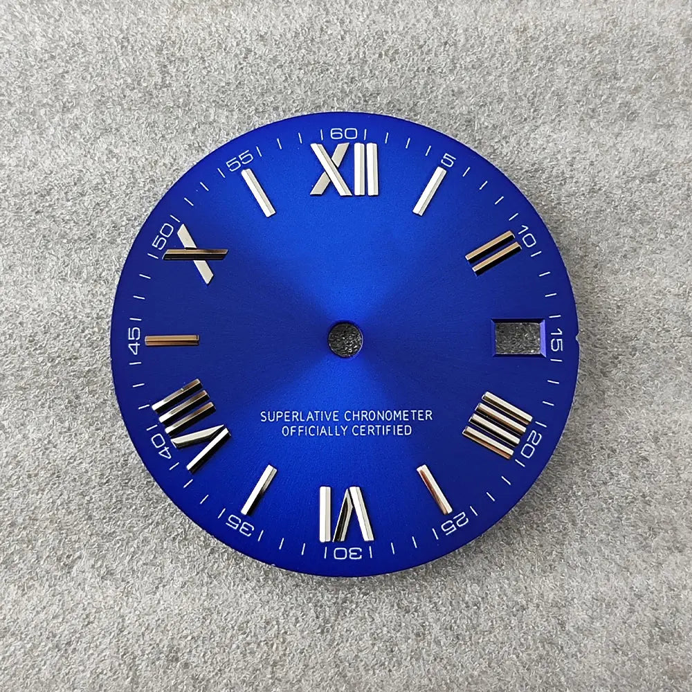 28.5mm NH35 dial Roman dial S Dial Modified Dial for NH35/NH36 Automatic Movement Watch accessories