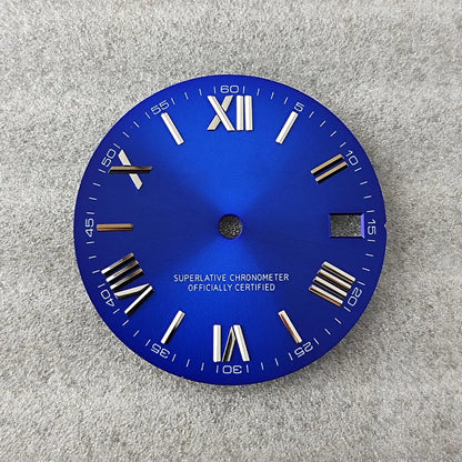28.5mm NH35 dial Roman dial S Dial Modified Dial for NH35/NH36  Movement Watch accessories
