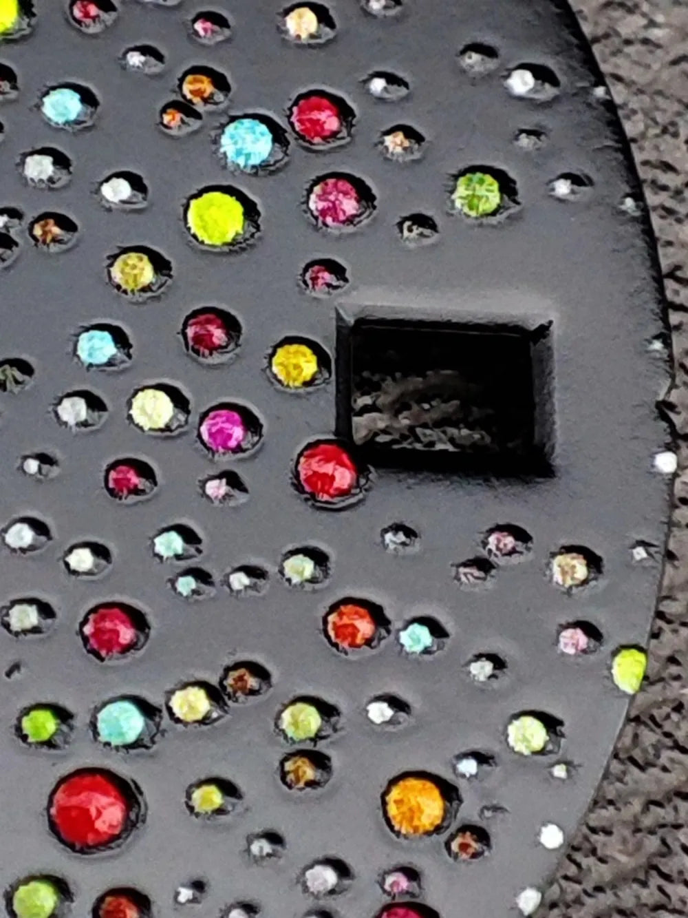 NH35 Dial 28.5mm Watch Faces with Single Calendar Date Starry Sky Gemstone Surface Modification Accessories for NH35 Movement